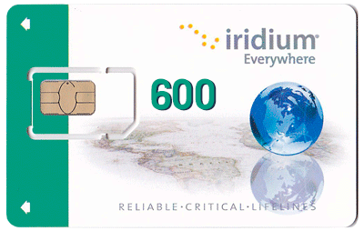 Сим-карта Iridium на 600 минут по России срок 1 год