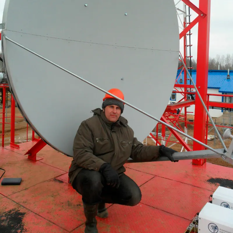 Профессиональная установка VSAT на треноге